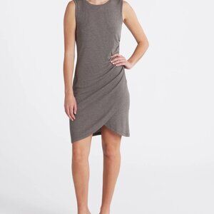 Z Supply Selah Eco Knit Dress – Dark Gray | Size XL